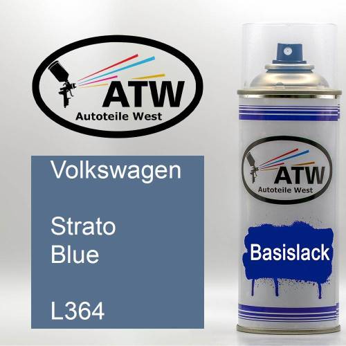 Volkswagen, Strato Blue, L364: 400ml Sprühdose, von ATW Autoteile West.